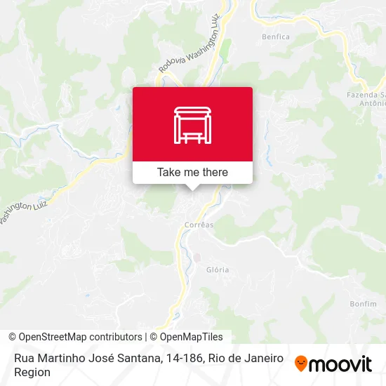 Rua Martinho José Santana, 14-186 map