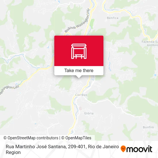 Rua Martinho José Santana, 209-401 map