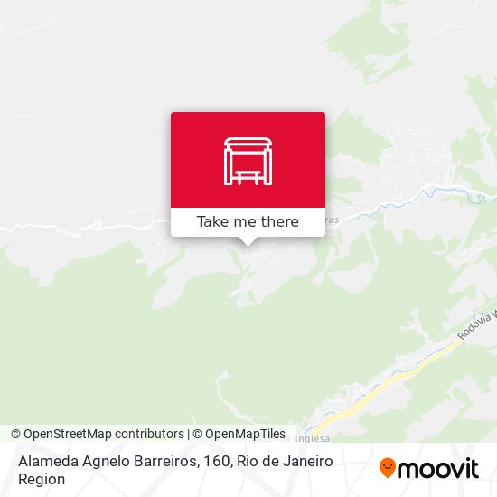 Alameda Agnelo Barreiros, 160 map