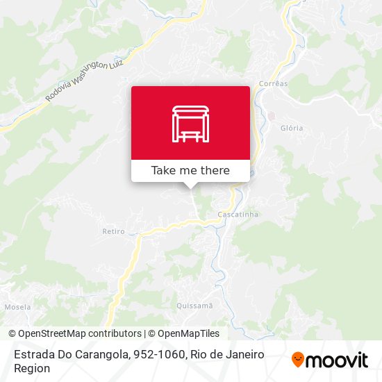Estrada Do Carangola, 952-1060 map