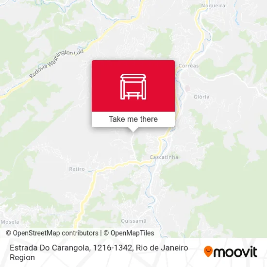 Estrada Do Carangola, 1216-1342 map