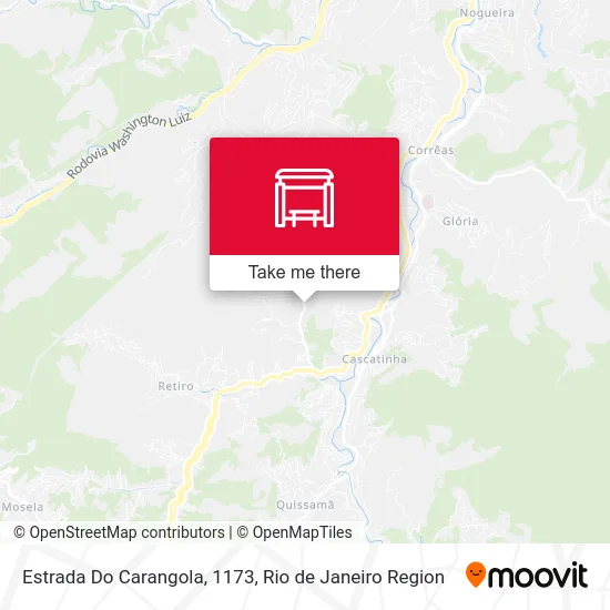 Estrada Do Carangola, 1173 map