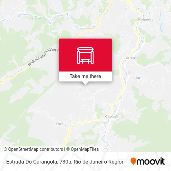 Estrada Do Carangola, 730a map