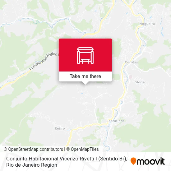 Conjunto Habitacional Vicenzo Rivetti I (Sentido Br) map