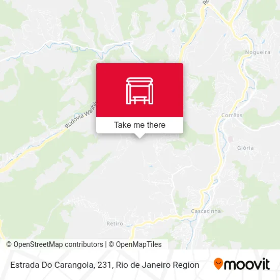 Estrada Do Carangola, 231 map