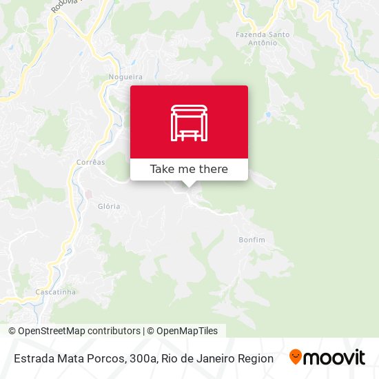 Estrada Mata Porcos, 300a map