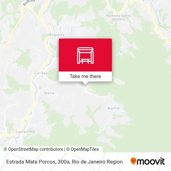 Estrada Mata Porcos, 300a map