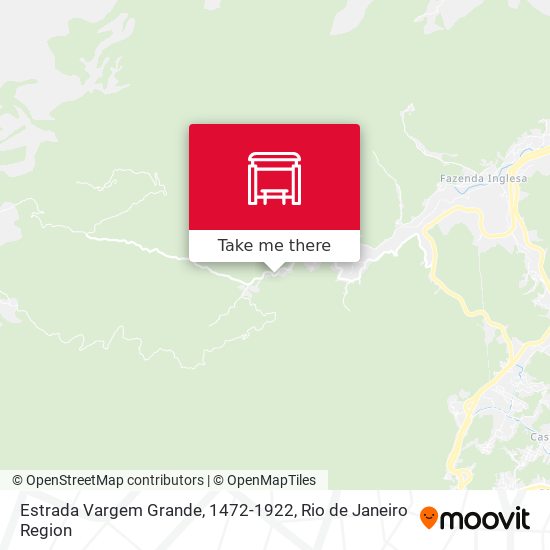 Estrada Vargem Grande, 1472-1922 map