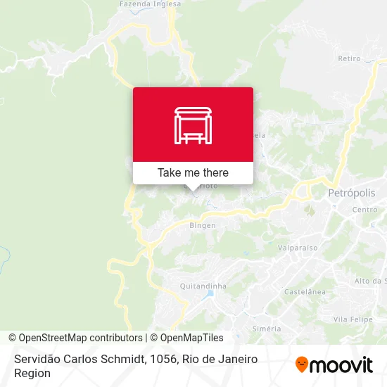 Servidão Carlos Schmidt, 1056 map