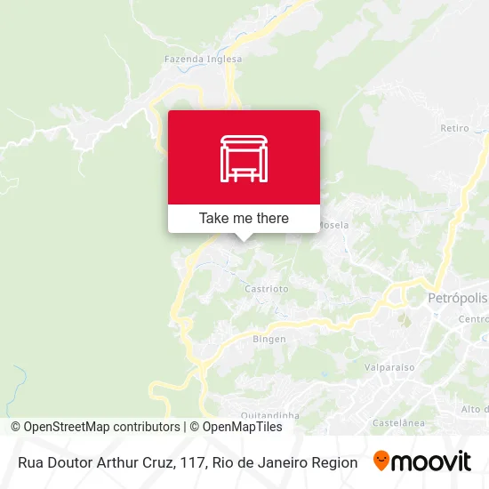 Rua Doutor Arthur Cruz, 117 map