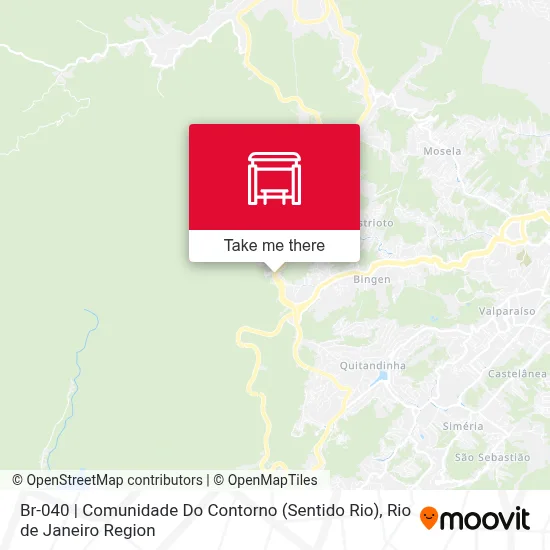 Br-040 | Comunidade Do Contorno (Sentido Rio) map