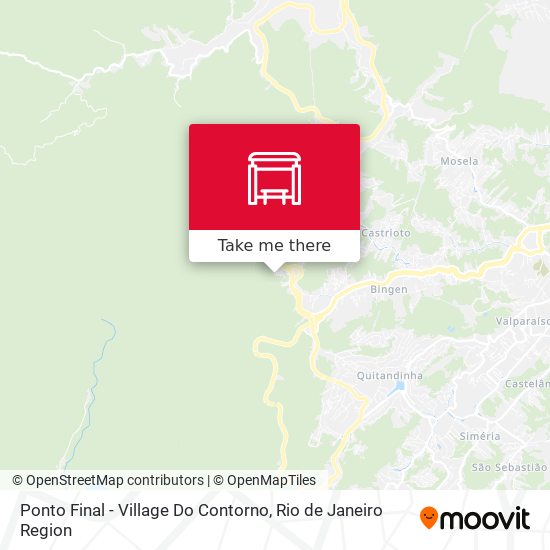 Ponto Final - Village Do Contorno map