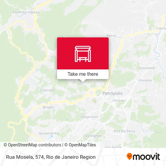 Rua Mosela, 574 map