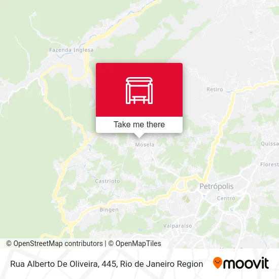 Rua Alberto De Oliveira, 445 map