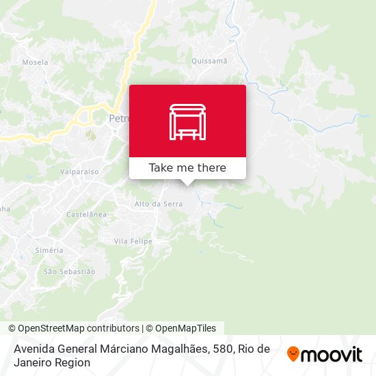 Avenida General Márciano Magalhães, 580 map