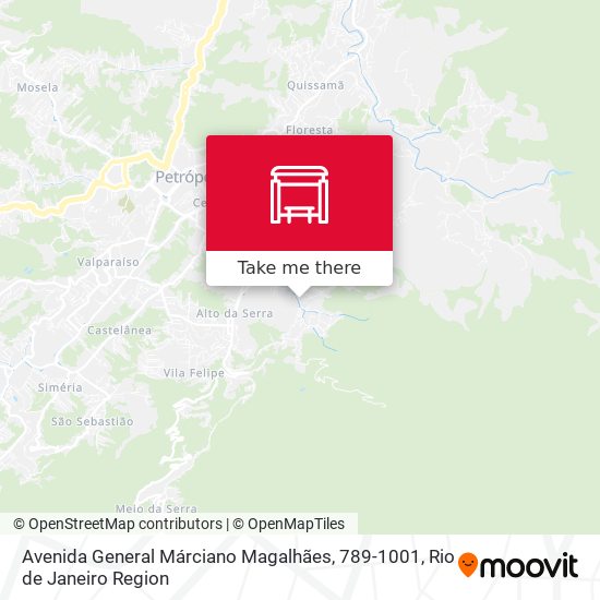 Avenida General Márciano Magalhães, 789-1001 map