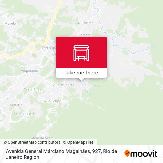 Avenida General Márciano Magalhães, 927 map