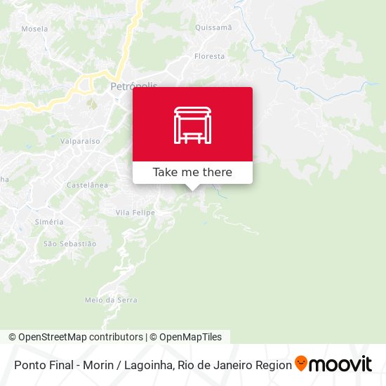 Ponto Final - Morin / Lagoinha map