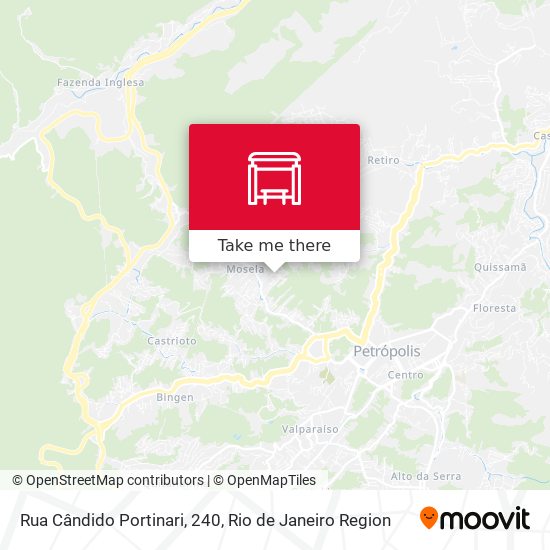 Rua Cândido Portinari, 240 map