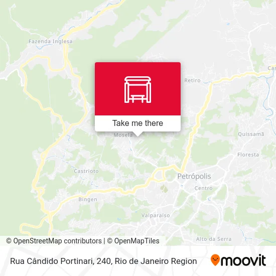 Rua Cândido Portinari, 240 map