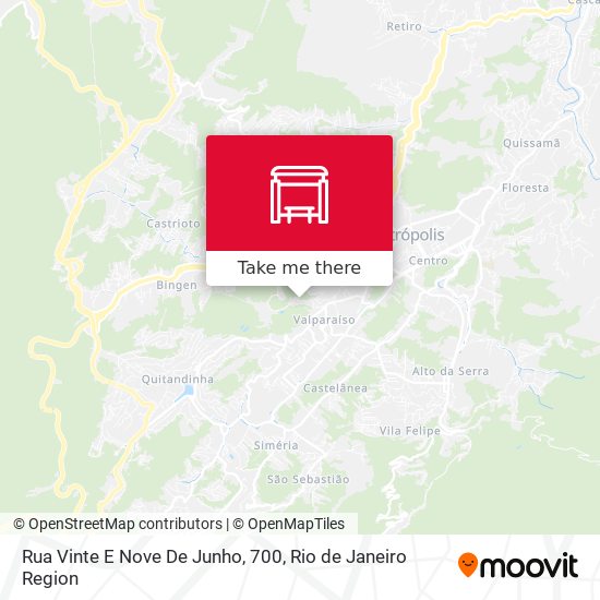 Rua Vinte E Nove De Junho, 700 map