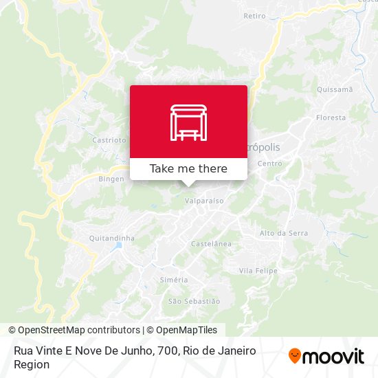 Rua Vinte E Nove De Junho, 700 map