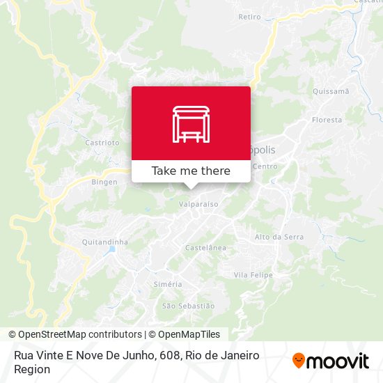 Rua Vinte E Nove De Junho, 608 map