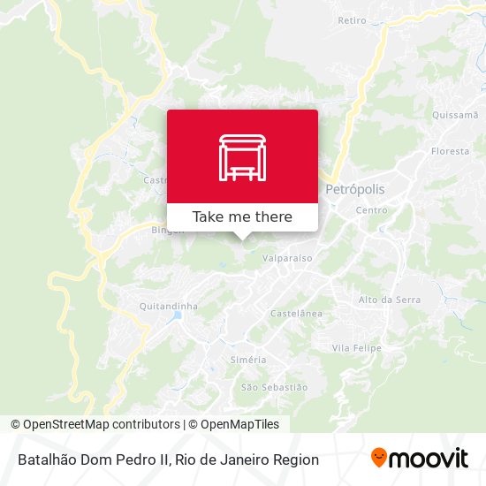 Batalhão Dom Pedro II map