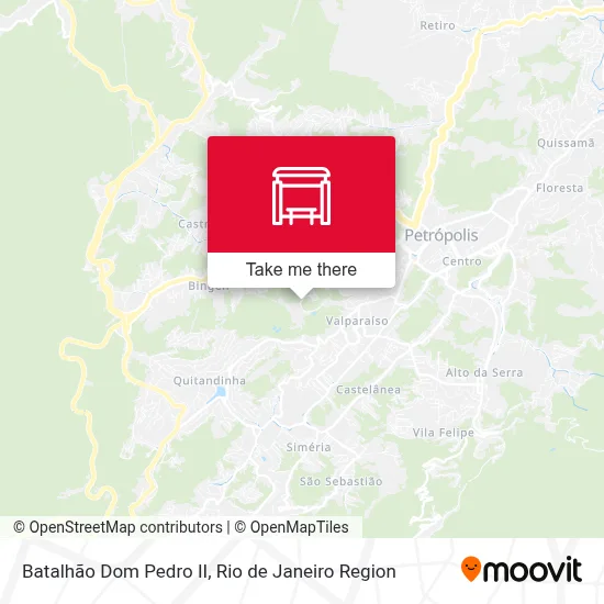 Batalhão Dom Pedro II map