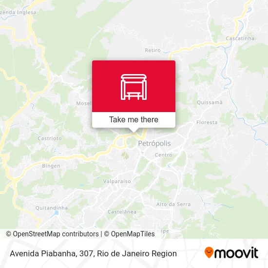 Avenida Piabanha, 307 map