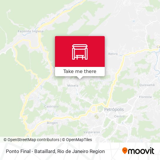 Ponto Final - Bataillard map