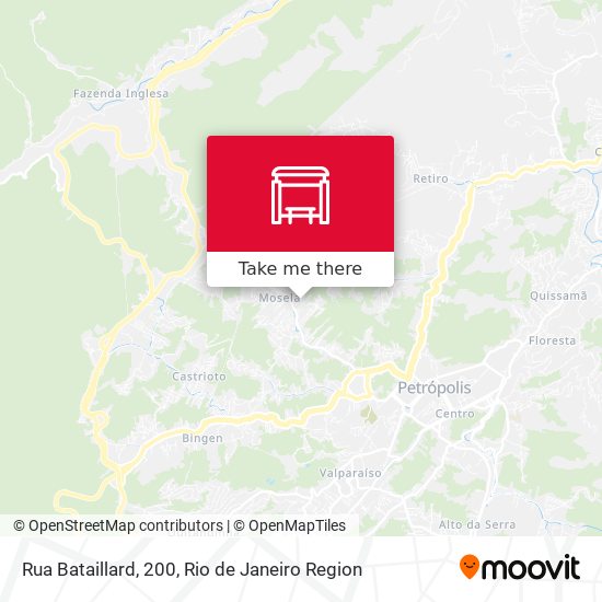 Rua Bataillard, 200 map