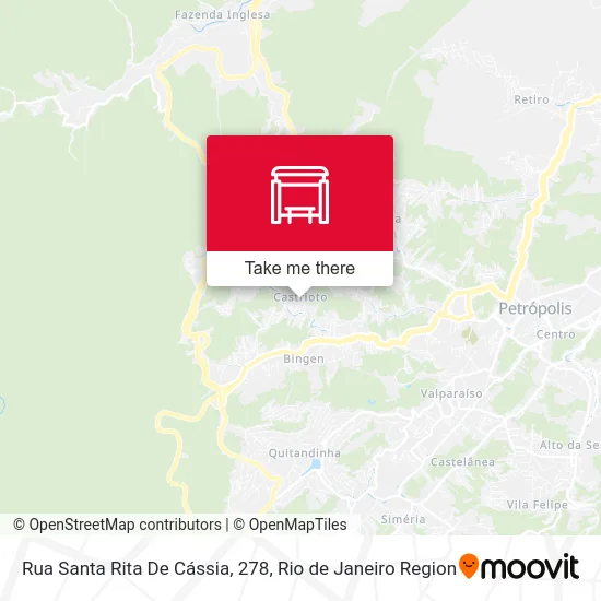 Rua Santa Rita De Cássia, 278 map