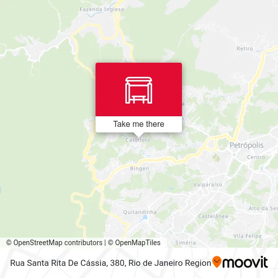 Rua Santa Rita De Cássia, 380 map