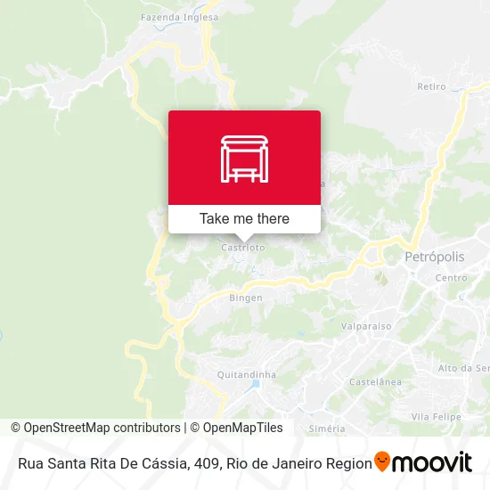 Rua Santa Rita De Cássia, 409 map