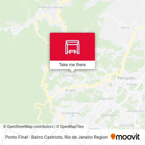 Ponto Final - Bairro Castrioto map