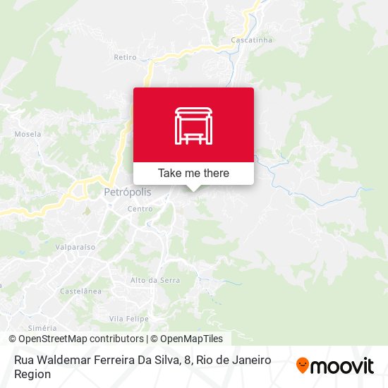 Rua Waldemar Ferreira Da Silva, 8 map