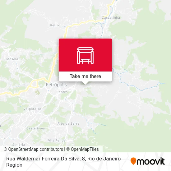 Rua Waldemar Ferreira Da Silva, 8 map