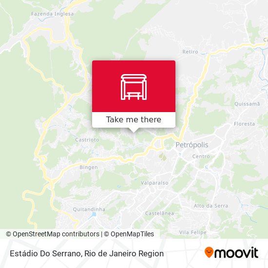 Estádio Do Serrano map