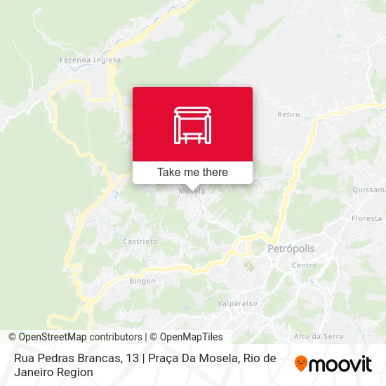 Rua Pedras Brancas, 13 | Praça Da Mosela map