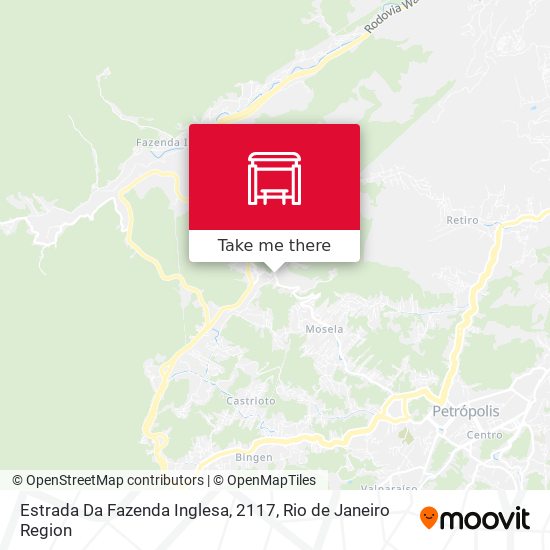 Estrada Da Fazenda Inglesa, 2117 map