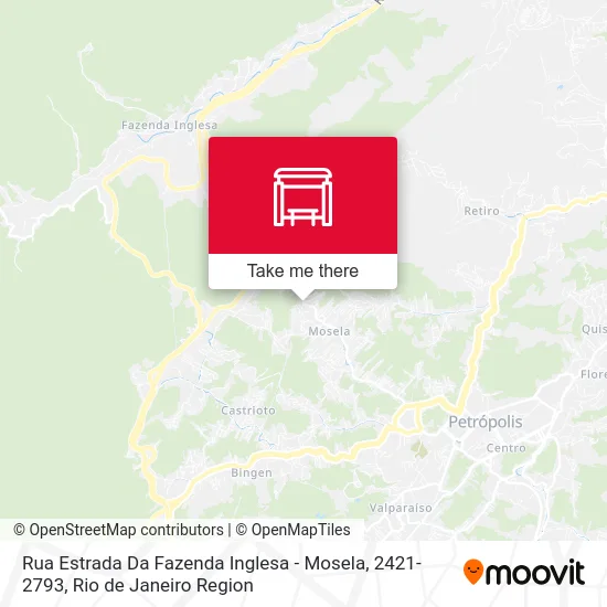 Rua Estrada Da Fazenda Inglesa - Mosela, 2421-2793 map
