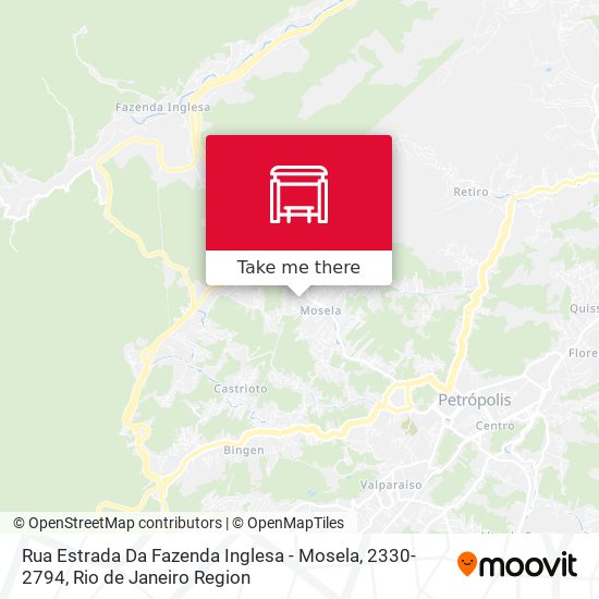 Rua Estrada Da Fazenda Inglesa - Mosela, 2330-2794 map