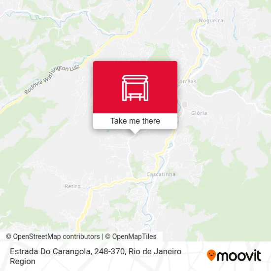 Estrada Do Carangola, 248-370 map