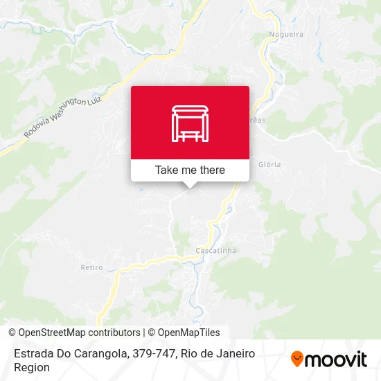 Estrada Do Carangola, 379-747 map