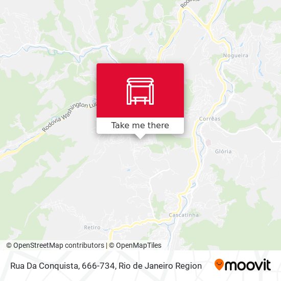 Rua Da Conquista, 666-734 map
