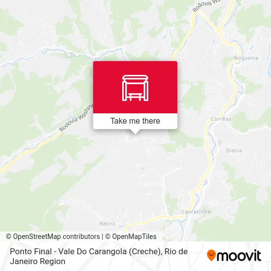 Ponto Final - Vale Do Carangola (Creche) map