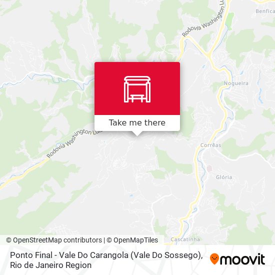 Ponto Final - Vale Do Carangola (Vale Do Sossego) map