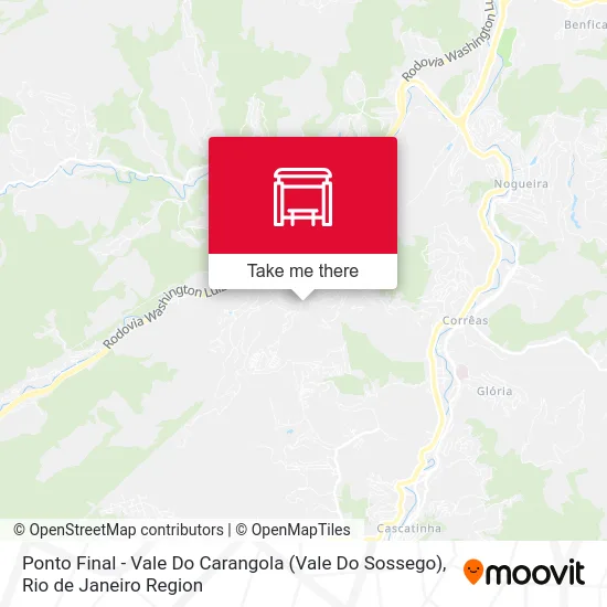 Ponto Final - Vale Do Carangola (Vale Do Sossego) map