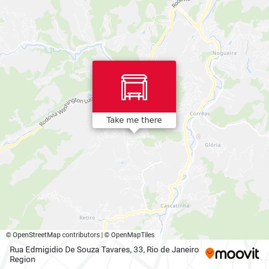 Rua Edmigidio De Souza Tavares, 33 map